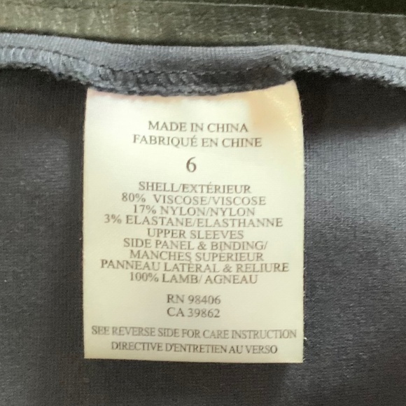 Theory Navy Lamb Black Trim Minimalist Dress Size 6 - Picture 8 of 9